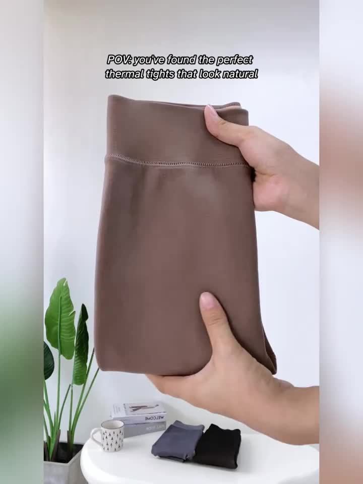 2pcs Set - Anti-Slip, Scratch-Resistant, Fleece-Lined Warm Base Layer Tights